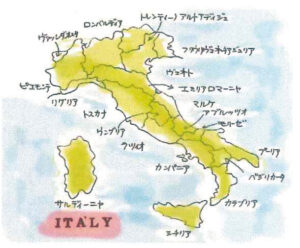 イタリアワインマップ